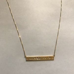 Middle Fingers Up Nameplate